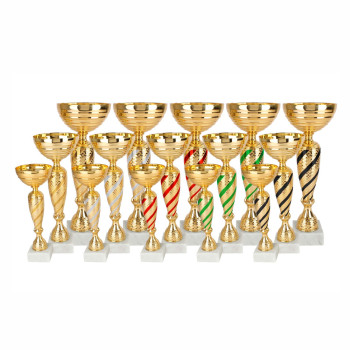 Lot de 15 coupes CH-2026A