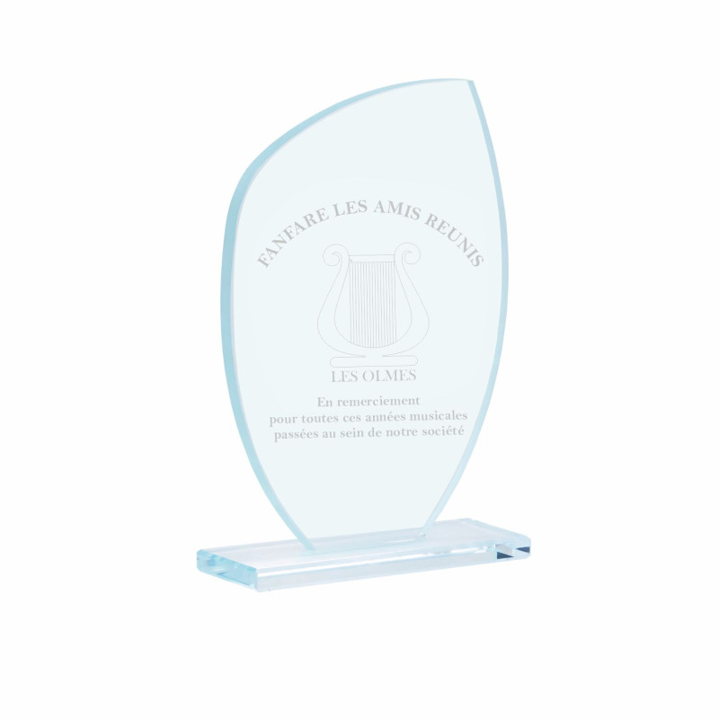 Trophée création verre - F-169-31 - F-169-32 - F-169-33