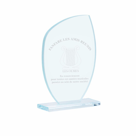 Trophée création verre - F-169-31 - F-169-32 - F-169-33