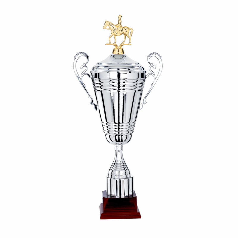 Coupe ligne prestige tout métal avec couvercle et figurine - F-7702S - F-7703S - F-7704S