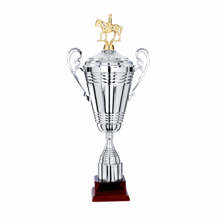 Coupe ligne prestige tout métal avec couvercle et figurine - F-7702S - F-7703S - F-7704S