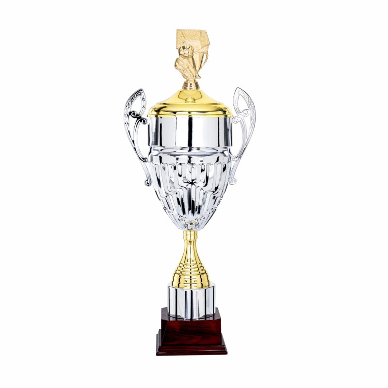 Coupe ligne prestige tout métal avec couvercle et figurine - F-7601S - F-7602S - F-7603S