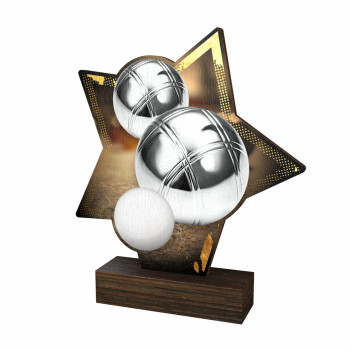 Trophée bois couleurs...