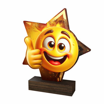 Trophée bois couleurs...