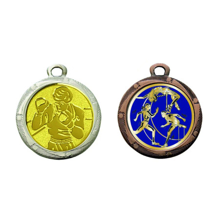 Médaille 32mm multisports avec pastille - B-ME101