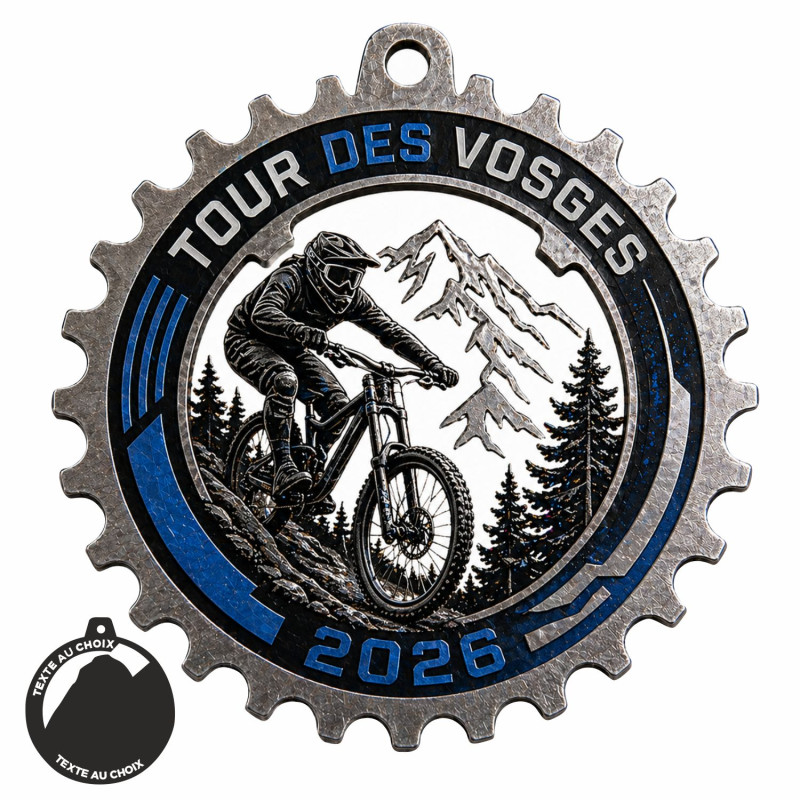 Médaille Création Sport Bois isorel 50 ou 70mm - TD-ISO-50 - TD-ISO-70 BMX
