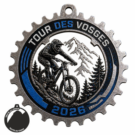 Médaille Création Sport Bois isorel 50 ou 70mm - TD-ISO-50 - TD-ISO-70 BMX