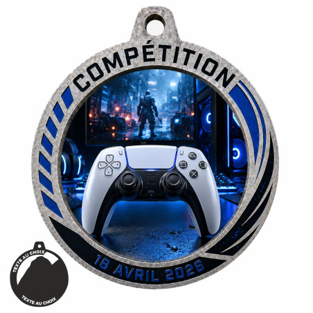 Médaille Création Sport Bois isorel 50 ou 70mm - TD-ISO-50 - TD-ISO-70 Jeux vidéo Gaming 2