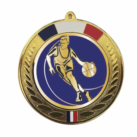 Médaille 70mm avec pastille multisports - CA-FE0129