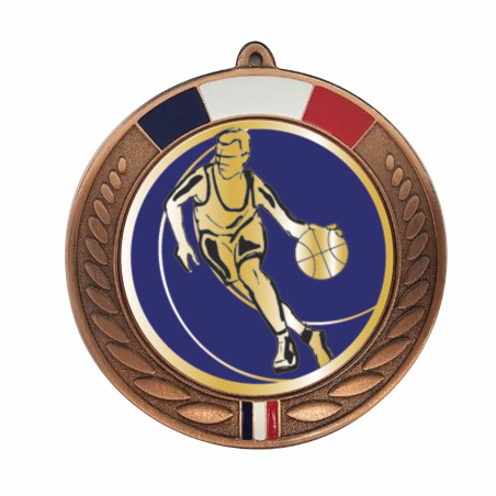 Médaille 70mm avec pastille multisports - CA-FE0129