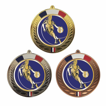 Médaille 70mm avec pastille...