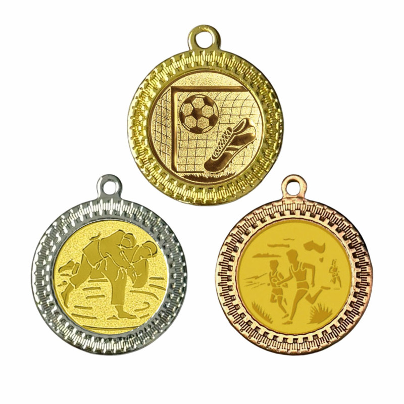 Médaille 35mm avec pastille multisports - CA-11FE196