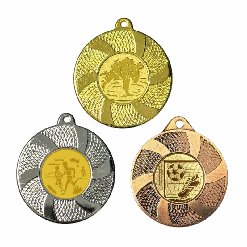 Médaille 50mm avec pastille multisports - CA-11FE016