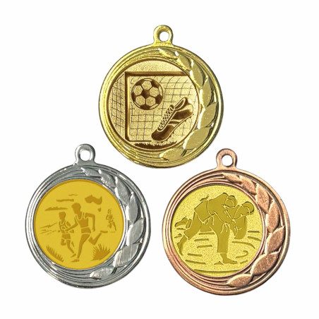 Médaille 35mm avec pastille multisports - CA-11FE195