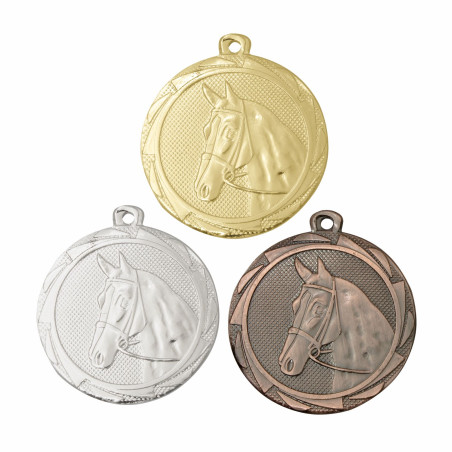 Médaille Frappée 45mm Equitation - B-BS.ME115