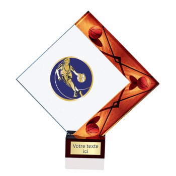 Trophée Verre Basket avec...