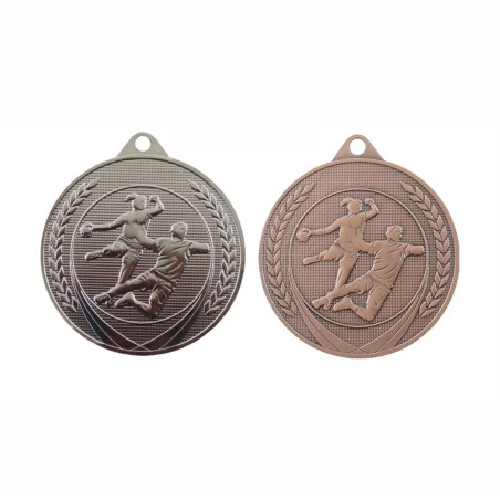 Médaille Frappée 50mm Handball - CH-IM00621