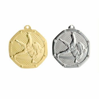 Médaille frappée 50mm Judo...
