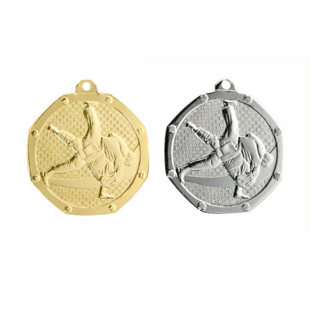 Médaille frappée 50mm Judo F-DB-12
