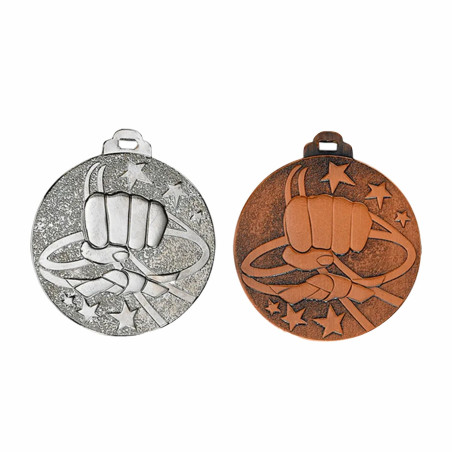 Médaille Frappée 50mm Judo ou Karaté - F-NY06