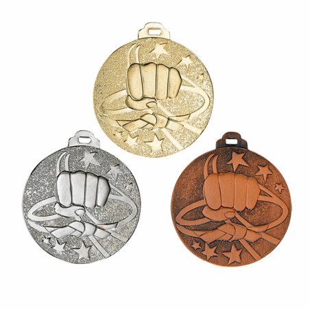 Médaille Frappée 50mm Judo ou Karaté - F-NY06