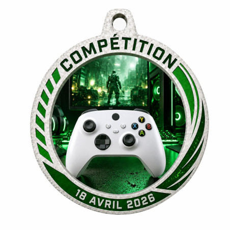 Médaille Création Sport Bois isorel 50 ou 70mm - TD-ISO-50 - TD-ISO-70 Jeux vidéo Gaming 1