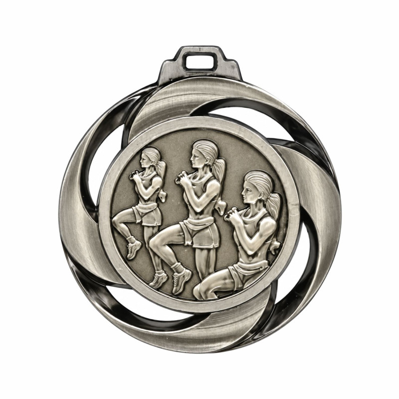 Médaille Frappée 40mm Course femme - F-NF22
