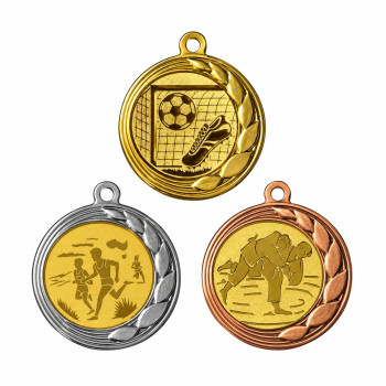 Médaille 35mm avec pastille...