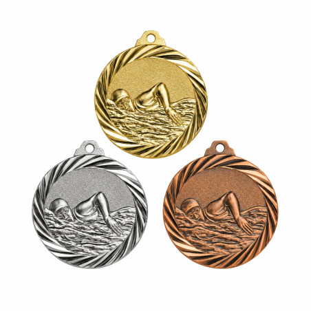 Médaille Frappée 32mm Natation - F-NX13