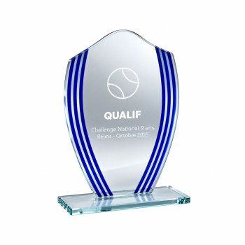 Trophée création verre -...