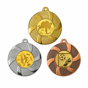 Médaille 50mm avec pastille...