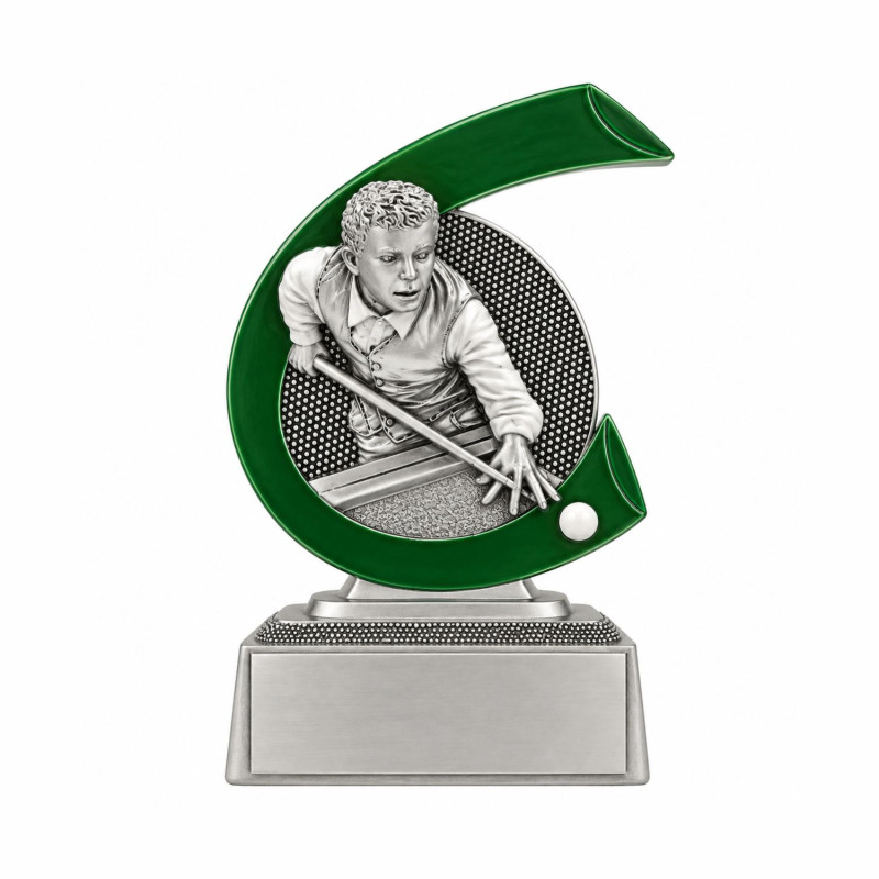 Trophée résine spécial billard - B-FG265