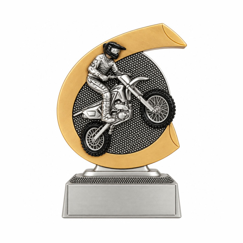 Trophée résine spécial motocross - B-FG274