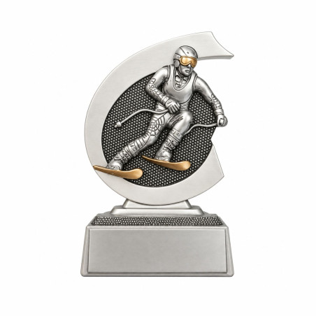 Trophée résine spécial ski - B-FG271