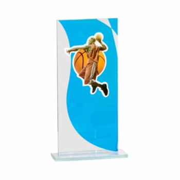 Trophée Verre avec sticker...