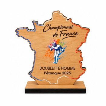 Trophée Création Bois Carte...