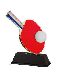 Trophée Acrylique EXCLUSIVITE Tennis de Table - BA-FA210A-M16