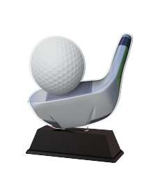 Trophée Acrylique EXCLUSIVITE Golf - BA-FA210A-M28
