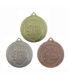 Médaille Frappée 50mm Musique - CH-IM00626.01 - CH-IM00626.02 - CH-IM00626.03