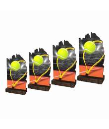 Trophée Bois Couleurs Tennis - BA-WPLA002M005