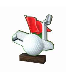 Trophée Bois Couleurs Golf Putter - BA-WF002M058B