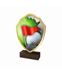 Trophée Bois Couleurs Golf - BA-TFRW010