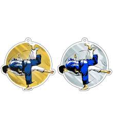 Exclusivité Médaille Acrylique 50mm Judo Homme - MDA00M88
