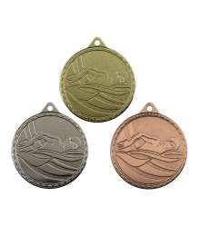 Médaille Frappée 50mm Natation - CH-IM00410