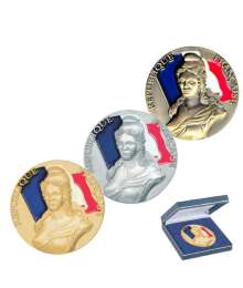 Médaille Mairie et Collectivités - Marianne 70mm - F-A38D.E.6093 - F-A38A.E.6093 - F-A38B.E.6093
