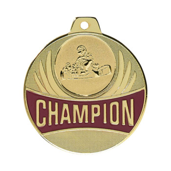 Médaille Champion 50mm avec...
