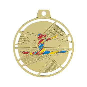 Médaille émaillée frappée...