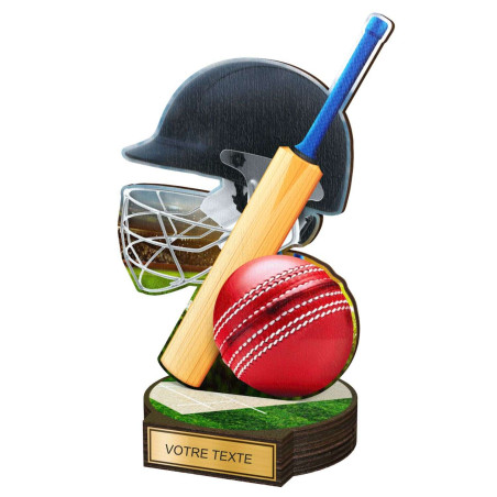 Trophée Bois Couleurs Baseball - BA-RW002M30