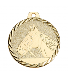 Médaille Frappée 50mm Equitation - F-NZ29