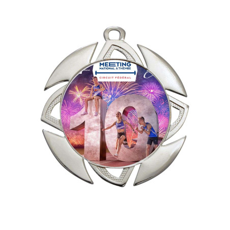 Médaille création impression couleurs - B-ME099